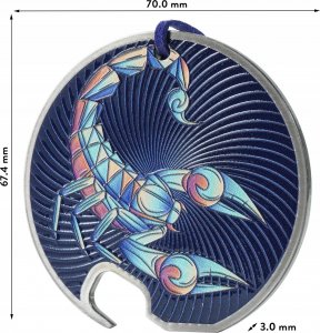 Kadax Otwieracz Stalowy Do Butelek Zodiak Skorpion 7
