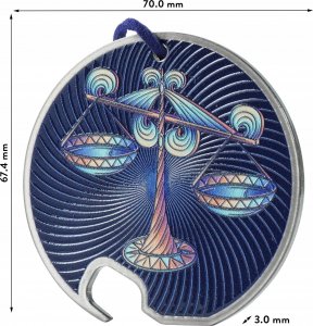 Kadax Otwieracz Stalowy Do Butelek Kapsli Zodiak Waga 7