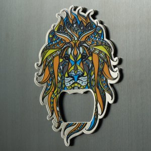 Kadax Otwieracz Stalowy Do Butelek Napojów Kapsli Lew 4