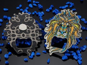 Kadax Otwieracz Stalowy Do Butelek Napojów Kapsli Lew 6