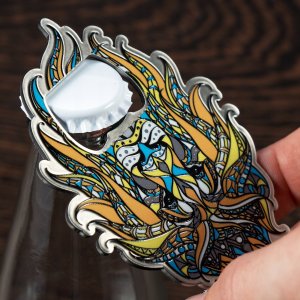 Kadax Otwieracz Stalowy Do Butelek Napojów Kapsli Lis 2