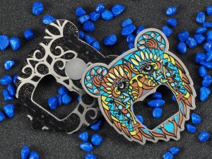 Kadax Otwieracz Stalowy Do Butelek Napojów Kapsli Miś 4