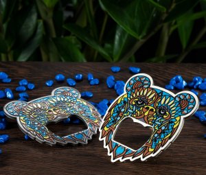 Kadax Otwieracz Stalowy Do Butelek Napojów Kapsli Miś 7