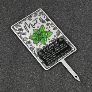 Kadax Tabliczka Etykieta Znacznik Ziół Roślin Przypraw 2