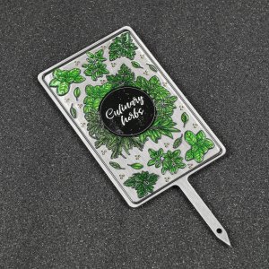 Kadax Tabliczka Etykieta Znacznik Ziół Roślin Przypraw 3