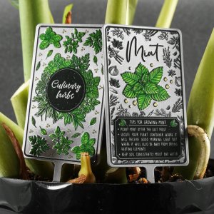 Kadax Tabliczka Etykieta Znacznik Ziół Roślin Przypraw 5