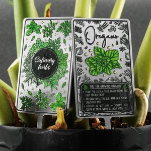 Kadax Tabliczka Etykieta Znacznik Ziół Roślin Przypraw 8