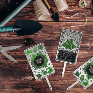 Kadax Tabliczka Etykieta Znacznik Ziół Roślin Przypraw 8