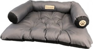 ALL IN ONE Legowisko 100x70 z imieniem pupila wodoodporne szare 2