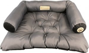 ALL IN ONE Legowisko 100x70 z imieniem pupila wodoodporne szare 3