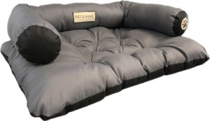 ALL IN ONE Legowisko 100x70 z imieniem pupila wodoodporne szare 6