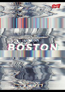 MAJEWSKI Zeszyt A5 60k linia laminowany GLITCHED CITY z lakierem miejscowym p10 mix cena za 1 szt 3