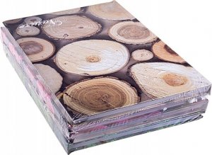 Office Products Brulion OFFICE PRODUCTS, Nature, A4, w linie, 96 kart., mix kolorów 6