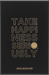Moleskine Notatnik MOLESKINE L (13x21 cm), Smiley, w linie, twarda oprawa, 176 stron 10