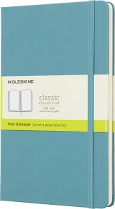 Moleskine Notes MOLESKINE Classic L (13x21 cm), gładki, twarda oprawa, reef blue, 240 stron, niebieski 1