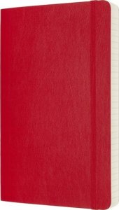 Moleskine Notes MOLESKINE Classic L (13x21 cm), w linie, miękka oprawa, scarlet red, 400 stron, czerwony 2