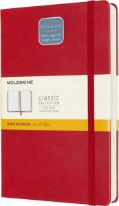 Moleskine Notes MOLESKINE Classic L (13x21 cm), w linie, twarda oprawa, scarlet red, 400 stron, czerwony 1