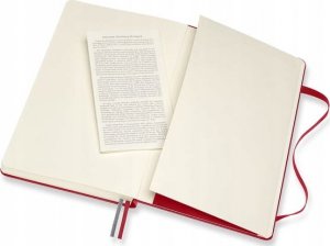 Moleskine Notes MOLESKINE Classic L (13x21 cm), w linie, twarda oprawa, scarlet red, 400 stron, czerwony 5