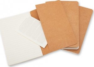 Moleskine Zestaw 3 zeszytów MOLESKINE Cahier Journals P (9x14cm), w linie, 64 strony, piaskowy 3