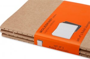Moleskine Zestaw 3 zeszytów MOLESKINE Cahier Journals P (9x14cm), w linie, 64 strony, piaskowy 4