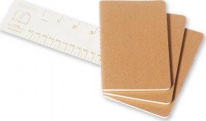 Moleskine Zestaw 3 zeszytów MOLESKINE Cahier Journals P (9x14cm), w linie, 64 strony, piaskowy 5