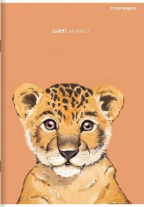 Top 2000 Zeszyt do słówek Top 2000 Sweet Animal A6/16k kratka 3
