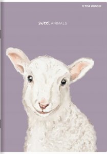Top 2000 Zeszyt do słówek Top 2000 Sweet Animal A6/16k kratka 4