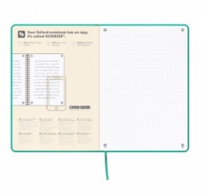 Oxford Notatnik Oxford Signature A5/104k kropki turkusowy 9