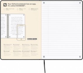 Oxford Notatnik Oxford Signature A5/80k linia czarny 7