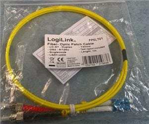 LogiLink Patchcord światłowodowy OS2, 9/125µ, LC-ST, singlemode, 2m (FP0LT02) 1