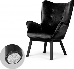Sofotel Fotel uszak z podnóżkiem Sofotel Norse czarny 10