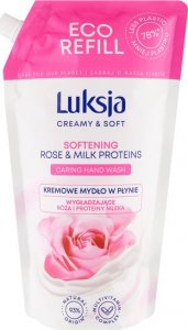 Luksja Luksja Creamy & Soft Mydło w Płynie Róża i Proteiny Mleka Zapas 900ML 1