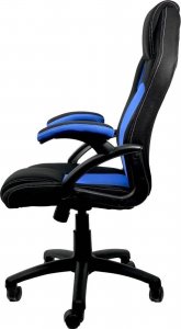 Krzesło biurowe Lugano Fotel obrotowy do biurka CARRERA M BLUE FABRIC 15