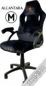 Krzesło biurowe Lugano Fotel obrotowy do biurka CARRERA M ALCANTARA 21