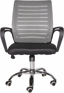 Krzesło biurowe Lugano Fotel obrotowy do biurka ARNO GREY 1