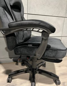 Krzesło biurowe Prototype Fotel obrotowy do biurka TITAN ALCANTARA PRO 11