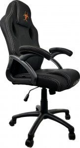 Krzesło biurowe Lugano Fotel obrotowy do biurka CARRERA M BLACK FABRIC 3