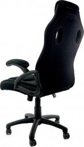Krzesło biurowe Lugano Fotel obrotowy do biurka CARRERA M BLACK FABRIC 6