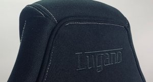 Krzesło biurowe Lugano Fotel obrotowy do biurka CARRERA M BLACK FABRIC 10