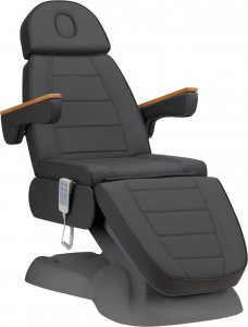 Activeshop Fotel kosmetyczny elektryczny SILLON Lux 3 silniki szary, szara podstawa 1