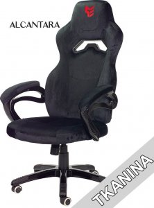 Krzesło biurowe Prototype Fotel obrotowy do biurka REVENTON ALCANTARA 18