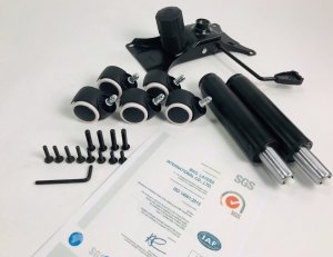 Krzesło biurowe Prototype Fotel obrotowy do biurka REVENTON ALCANTARA 6