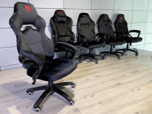 Krzesło biurowe Prototype Fotel obrotowy do biurka REVENTON ALCANTARA 9