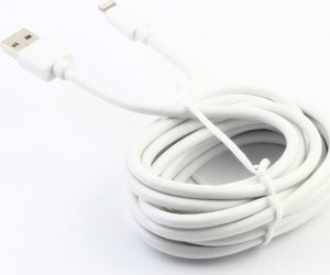 Kabel USB Muvit USB-A - Lightning 3 m Biały (MUUSC0139) 1