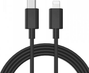 Kabel USB Vega USB-A - Lightning 1 m Czarny (30750) 2