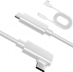 Kabel USB Alogy Kabel do okularów VR Alogy przewód USB-C Type C 5m do Oculus Link Quest 1 2 Biały 7
