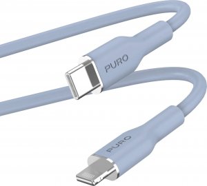 Kabel USB Puro USB-C - Lightning 1.5 m Niebieski (PUCAPLTUSBCICONLBLUE) 2