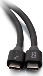 Kabel USB C2G USB-C - USB-C 0.8 m Czarny (C2G28886) 2