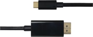 Kabel USB Deltaco USB-C - DisplayPort 2 m Czarny (R00140015) 3