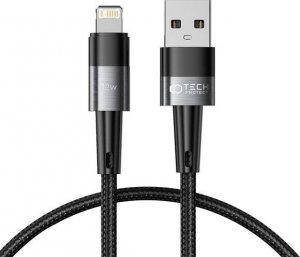 Kabel USB Tech-Protect USB-A - Lightning 0.25 m Czarny (THP2007) 1